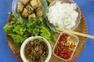 Bún Chả (Barbecued Pork with Rice Vermicelli)