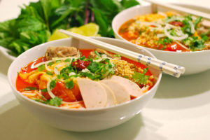 Bún Riêu (Rice Noodles in Tomato Broth)