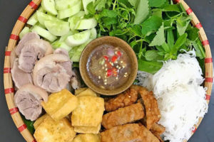 Bún Đậu Mắm Tôm (Noodle and Tofu with Shrimp Sauce)