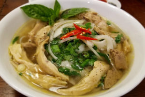 Phở Gà (Noodle soup with chicken)